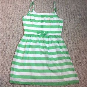 Lily Pulitzer Green and White striped dress